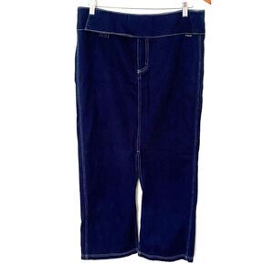 Vintage Y2K Guess Maxi Cotton Slit Denim Jean Skirt Sz 32 (Missing Clasp)